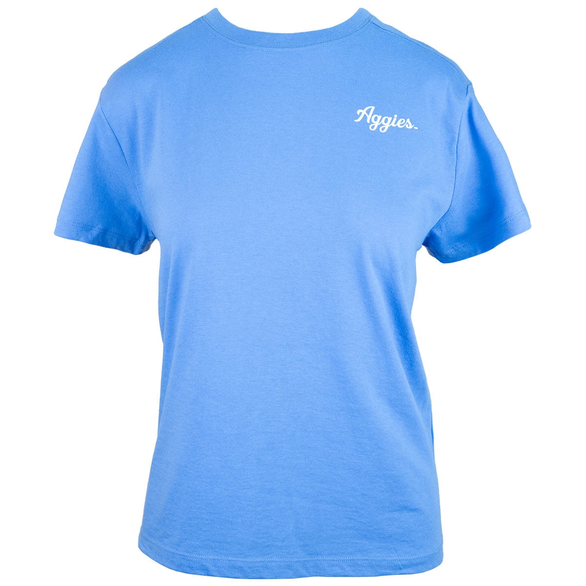 Women's champion big blue club script aggies powder blue t-shirt